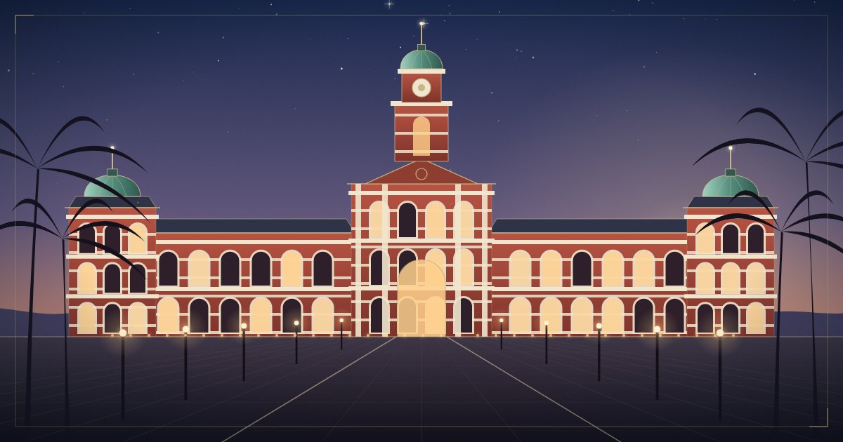 日本統治時代の建築を巡る|台北・台中・台南のレトロ建築散歩のイメージイラスト