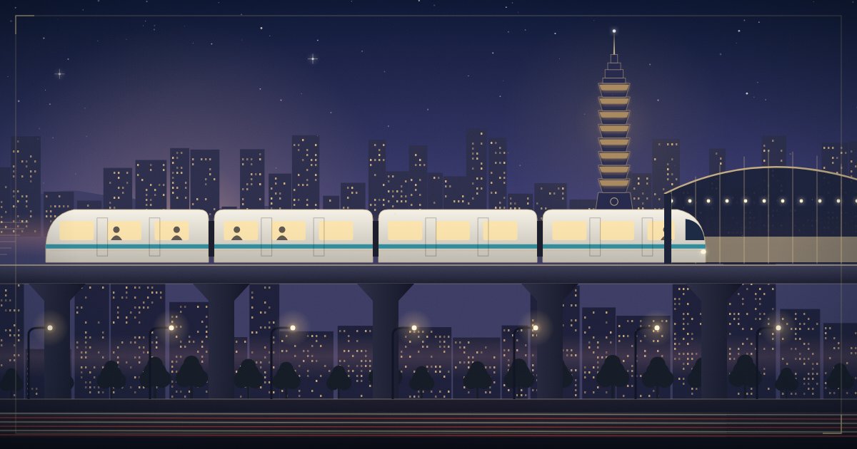 台湾旅行の移動費を安くするコツ｜MRT・タクシー・チャーターの使い分けのイメージイラスト