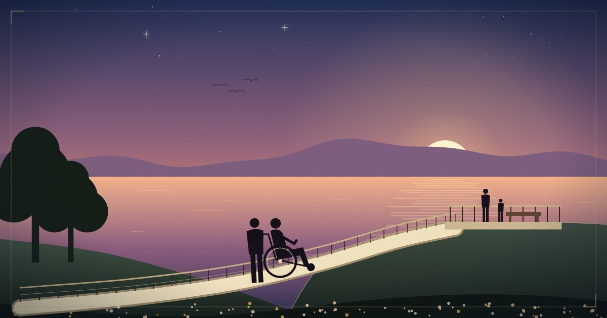 車椅子でも台湾旅行を楽しむ|バリアフリー情報と貸切チャーターのイメージイラスト