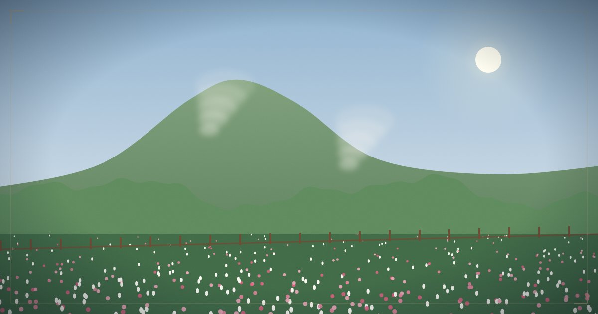 陽明山国家公園|花畑と硫黄の噴気が出迎える台北の裏山のイメージイラスト